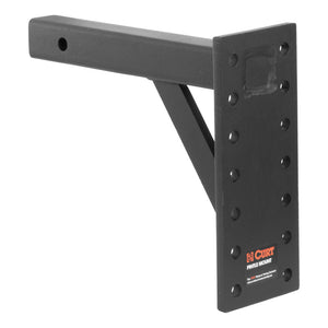 Curt Adjustable Pintle Mount (2in Shank 10000lbs 13in High 12in Long)