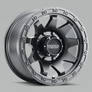 Method MR317 20x9 +18mm Offset 8x170 130.81mm CB Matte Black Wheel