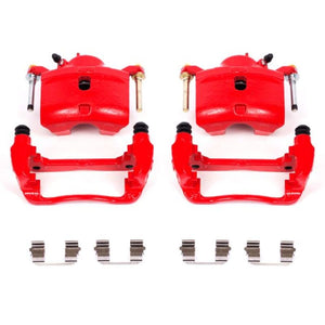 Power Stop 13-15 Acura ILX Front Red Calipers w/Brackets - Pair