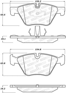 StopTech Street Brake Pads - Rear