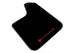 Rally Armor Universal Fit (No Hardware) Basic Black Mud Flap w/ Pink Logo