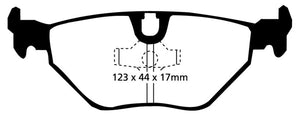 EBC 87-91 BMW M3 2.3 (E30) Redstuff Rear Brake Pads