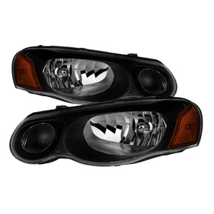 Xtune Chrysler Sebring Convertible & Sedan 04-06 OEM Style Headlights Black HD-JH-CHRSE04-4D-AM-BK