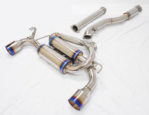 MXP 08-15 Mitsubishi Evolution 10 w/2 Section Pipes T304 SP Exhaust System w/Dual Exit