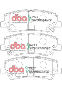 DBA 15-19 Ford Mustang GT (w/Performance Package/380mm Front Rotor) SP Performance Rear Brake Pads