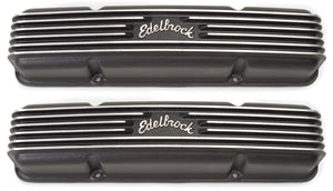 Edelbrock Valve Cover Classic Series Chevrolet 1959-1986 262-400 CI V8 Black