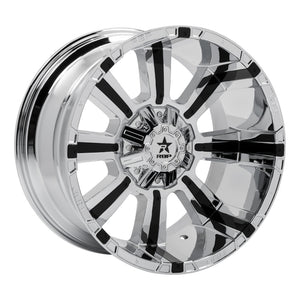 RBP 94R 22x12 5x127/139.7 BP / 4.75 BS -44mm Offset 78mm CB (Hub Centric) Chrome w/Blk Inserts Wheel