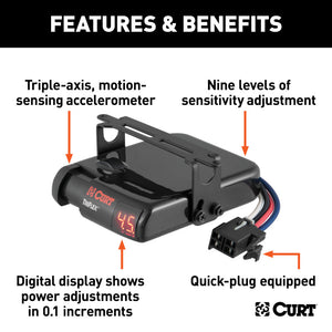 Curt TriFlex Trailer Brake Controller