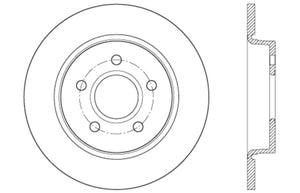 StopTech 13 Ford Focus ST Drilled Left Rear Rotor