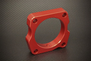 Torque Solution Throttle Body Spacer (Red): Acura TL 2004-2007