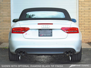 AWE Tuning Audi B8 / B8.5 S5 Cabrio Touring Edition Exhaust - Resonated - Chrome Silver Tips