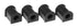 Prothane 88-94 Chevy Cavalier Rear Sway Bar Bushings - 15mm - Black