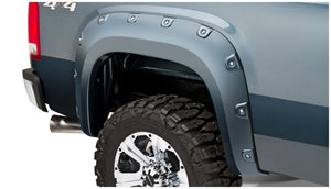 Bushwacker 11-14 GMC Sierra 3500 Fleetside Boss Pocket Style Flares 4pc Excludes Dually - Black