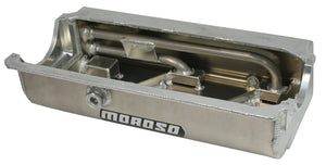 Moroso Donovan H/C 410 Small Block (w/Three Pick Ups) Sprint Car Dry Sump 6.5in Aluminum Oil Pan