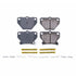 Power Stop 03-06 Pontiac Vibe Rear Z17 Evolution Ceramic Brake Pads w/Hardware