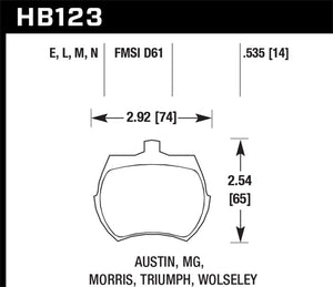 Hawk HP+ Street Brake Pads