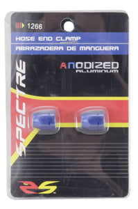 Spectre Magna-Clamp Hose Clamps 7/32in. (2 Pack) - Blue