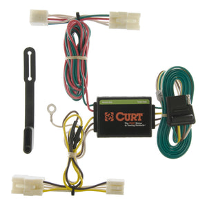 Curt 09-12 Hyundai Santa Fe Custom Wiring Harness (4-Way Flat Output)