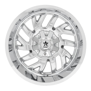 RBP 65R Glock 22x12 Blank BP / -44mm Offset 78mm CB Chrome Wheel