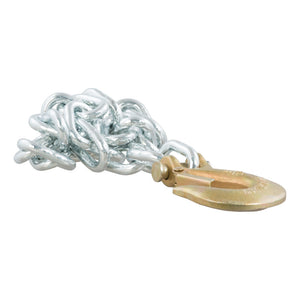 Curt 35in Safety Chain w/1 Clevis Hook (11700lbs Clear Zinc)