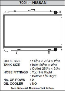 CSF 89-94 Nissan 240SX Radiator