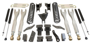 MaxTrac 17-19 Ford F-250/350 4WD 6in/2in MaxPro Coil Lift Kit w/4-Link Arms & MaxTrac Shocks