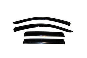 AVS 07-10 Mitsubishi Outlander Ventvisor Outside Mount Window Deflectors 4pc - Smoke