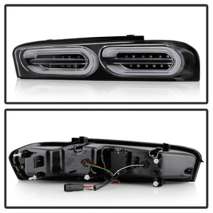 Spyder Chevy Camaro 16-18 (Do Not Fit Halogen Model) LED Tail Lights Black ALT-YD-CCAM16LED-SEQ-BK