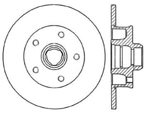 StopTech Drilled Sport Brake Rotor