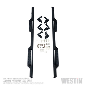 Westin/HDX 17-18 Ford F-150 SuperCab Drop Nerf Step Bars - Textured Black