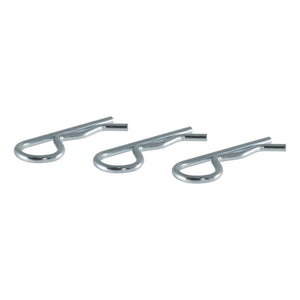 Curt Hitch Clips (Fits 1/2in or 5/8in Pin Zinc 3-Pack)