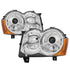xTune Jeep Grand Cherokee 08-10 OEM Style Projector Headlights - Chrome PRO-JH-JGC08-AM-C
