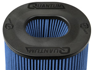 aFe Quantum Pro-5 R Air Filter Inverted Top - 5.5inx4.25in Flange x 9in Height - Oiled P5R