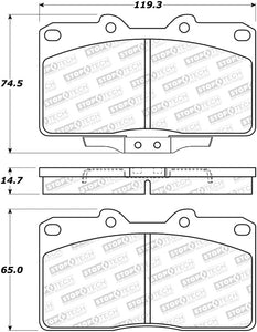 StopTech Street Brake Pads - Front