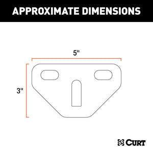 Curt Weight Distribution Bolt-On Hookup Brackets (2-Pack)