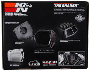 K&N Street Metal Intake System Shaker for 2017 Harley Davidson Touring