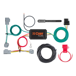 Curt 10-17 Volvo XC60 Custom Wiring Harness (4-Way Flat Output)