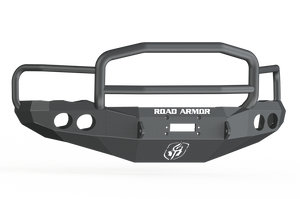 Road Armor 02-05 Dodge 1500 Stealth Front Winch Bumper w/Lonestar Guard - Tex Blk