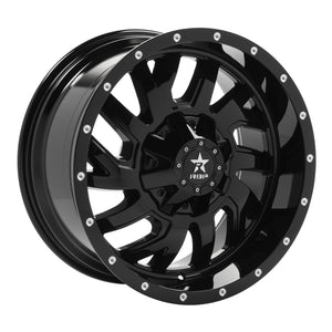 RBP 65R Glock 20x10 8x170 BP / 5 BS -12mm Offset 129mm CB (Hub Centric) Gloss Black Wheel