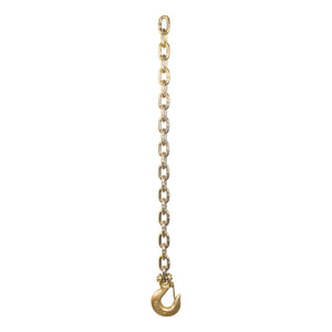 Curt 35in Safety Chain w/1 Clevis Hook (24000lbs Yellow Zinc)