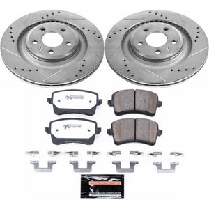 Power Stop 10-11 Audi S4 Rear Z26 Street Warrior Brake Kit