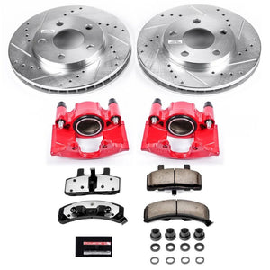 Power Stop 90-93 Cadillac DeVille Front Z36 Truck & Tow Brake Kit w/Calipers