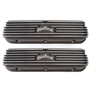 Edelbrock Valve Cover Classic Series Ford 1962-95 221 351W V8 Black