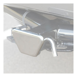 Curt 2in Chrome Steel Hitch Tube Cover (Packaged)