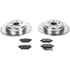Power Stop 06-14 Honda Ridgeline Rear Z23 Evolution Sport Brake Kit