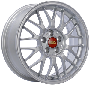 BBS RG-F 16x7 5x100 ET35 Sport Silver Wheel -70mm PFS/Clip Required