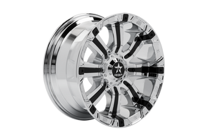 RBP 94R 20x10 8x165.1 BP / 5 BS -12mm Offset 117mm CB (Hub Centric) Chrome w/Black Inserts Wheel