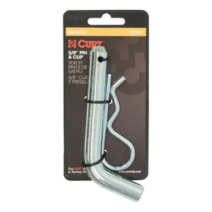 Curt 5/8in Hitch Pin (2in Receiver Zinc Packaged)