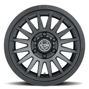 ICON Recon SLX 17x8.5 5x150 25mm Offset 5.75in BS 110.1mm Bore Satin Black Wheel