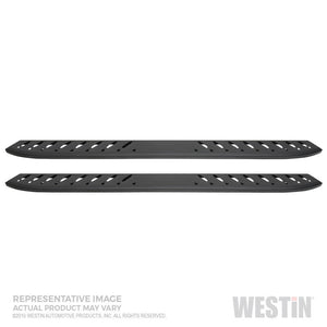 Westin 2019 Chevrolet Silverado/Sierra 1500 Crew Cab Thrasher Running Boards - Textured Black